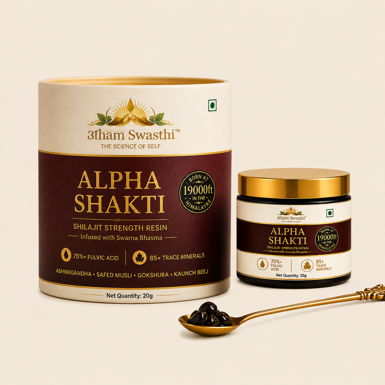 Alpha Shakti Shilajit Resin — 20g