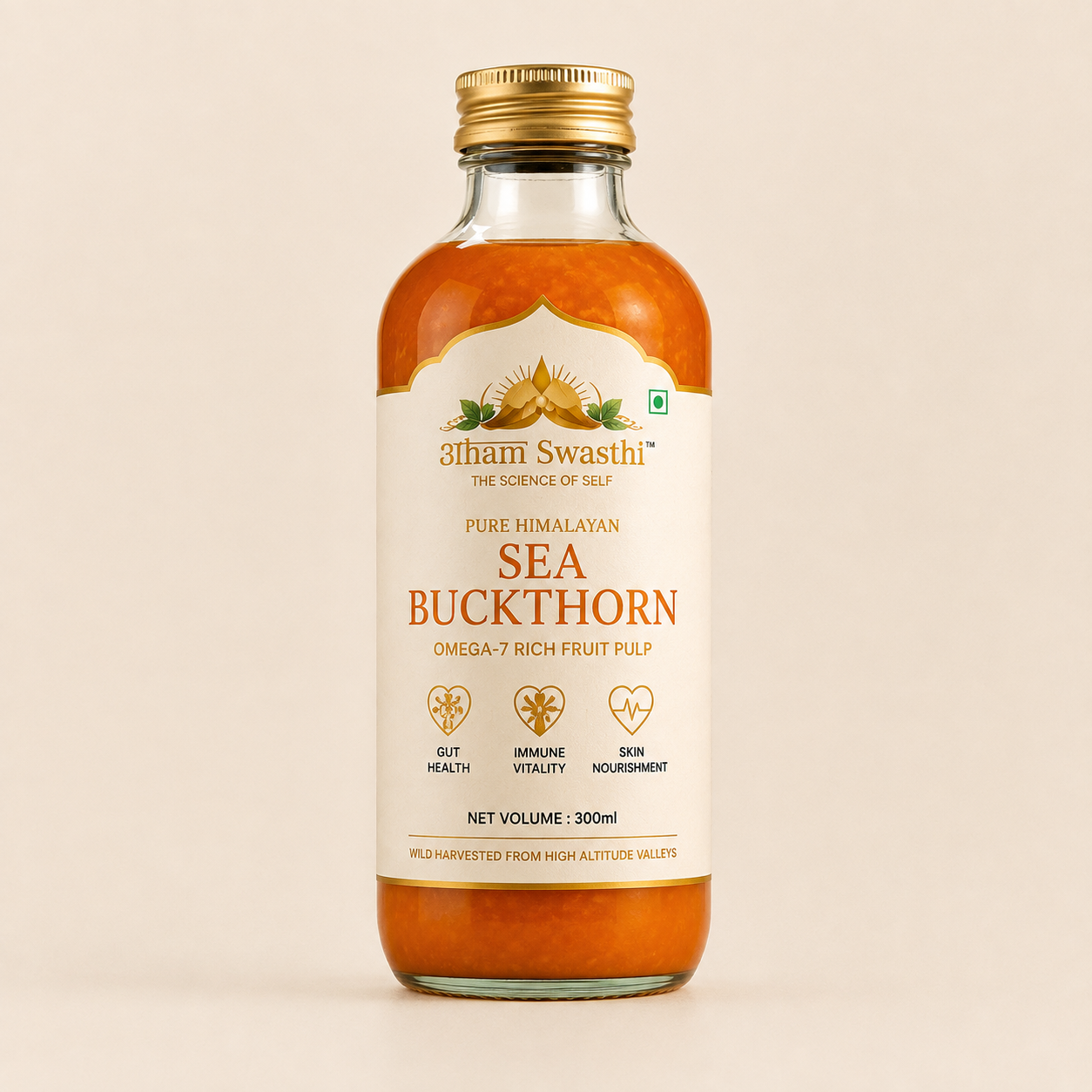 Natural Sea Buckthorn Pulp — 300ml